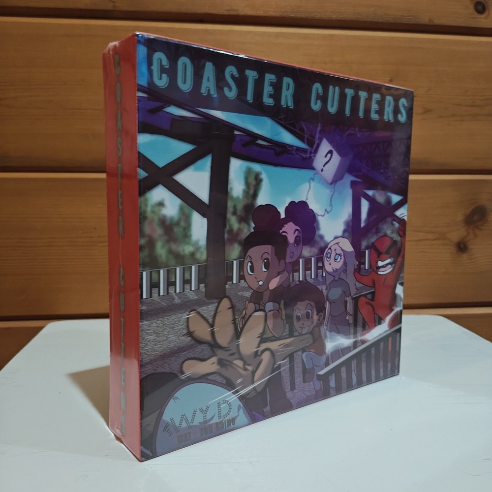 Coaster Cutters Board Game Wat You Doing New Sealed Very Rare